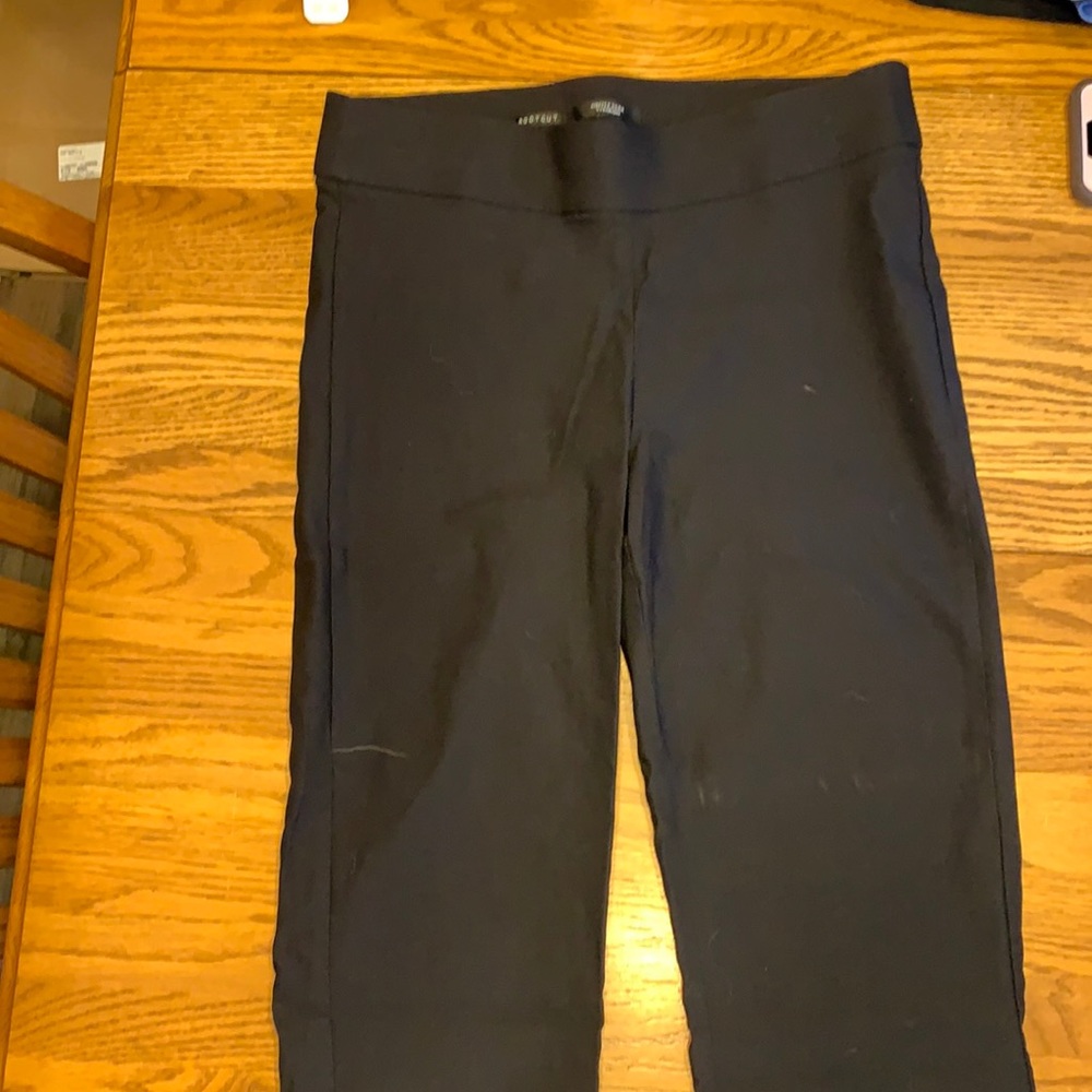 Black bootcut dress pant